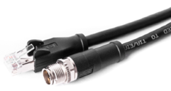 M12 X CODE CAT6a Ethernet Cable